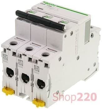 Автоматический выключатель ACTI 9, 16A тип C, трехполюсный, iC60N A9F79316 Schneider - фото 30966