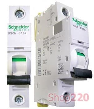 Автоматический выключатель ACTI 9, 40A тип C, однополюсный, iC60N A9F79140 Schneider - фото 30997