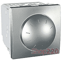 Светорегулятор поворотно-нажимной для флуоресцентн, алюминий, MGU3.510.30 Schneider Unica - фото 35497