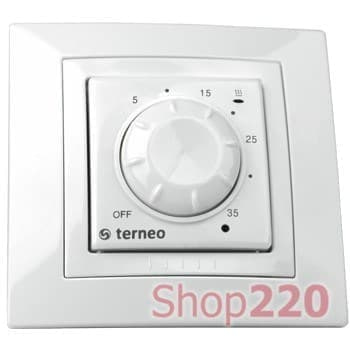 Термостат для конвекторов terneo rol, белый - фото 36253