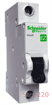 Автоматический выключатель 6А, тип В, 1п, EZ9F14106 Schneider - фото 36310