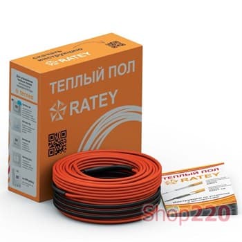 Нагревательный кабель 67 м, 1200Вт, двужильный, RATEY RD2 - фото 41518