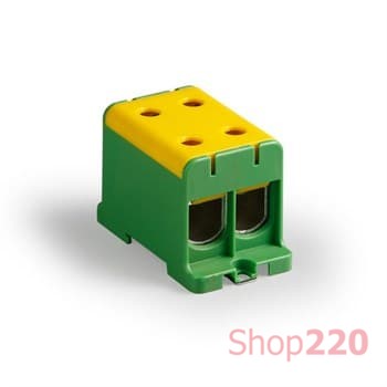 Распределительный блок, желто-зеленый, Al/Cu 35-150 мм кв - фото 48663