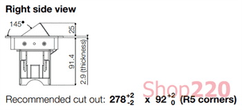 Блок розеток в стол 220В + USB + RJ45, нержавеющая сталь, Axessline QuickBox - фото 50284