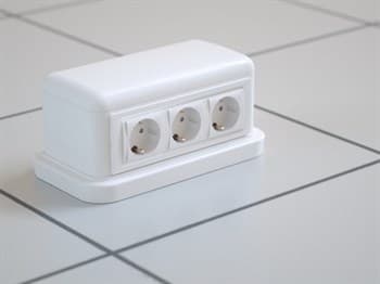 Купить розетку 220в 76482B ДКС - цена в Киеве (Украина)