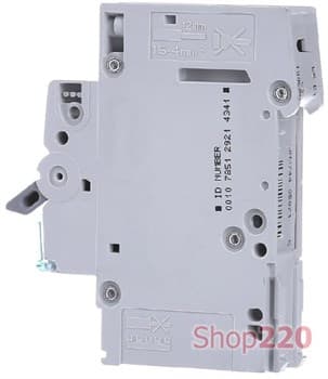 Автомат 6 А, 1 фазный, В, клеммы QuickConnect, MBS106 Hager - фото 55974