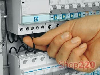 Автомат 6 А, 1 фазный, В, клеммы QuickConnect, MBS106 Hager - фото 55977