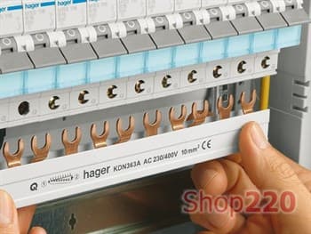 Автомат 6 А, 1 фазный, В, клеммы QuickConnect, MBS106 Hager - фото 55979