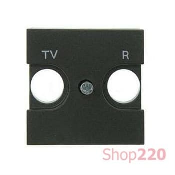Накладка розетки TV+R, антрацит, Zenit ABB N2250.8 AN - фото 61226