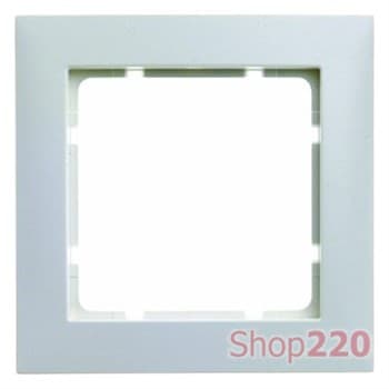 Рамка 1 пост, полярная белизна-matt, S.1 Berker 10119909 - фото 62284