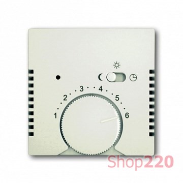 Накладка для терморегулятора теплого пола, белый шале, ABB 1795-96-507 Basic 55 - фото 68403