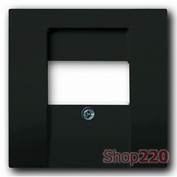 Накладка для USB розетки, черный шато, ABB 2539-95-507 Basic 55 - фото 68408