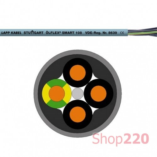 Кабель 3G1 мм кв (ГОСТ), OLFLEX SMART 108 Lapp Kabel 12030099 - фото 73527