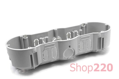 Подрозетник строенный в сплошные стены, KP 64/3 Kopos - фото 74769