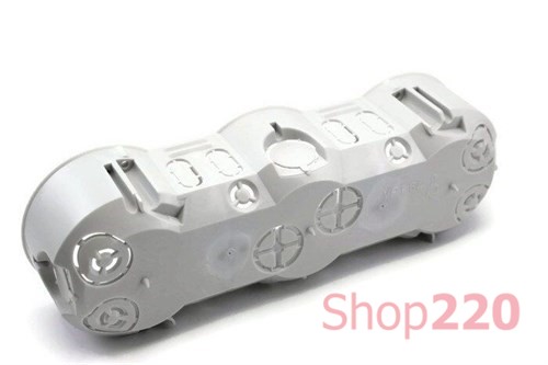 Подрозетник строенный в сплошные стены, KP 64/3 Kopos - фото 74771