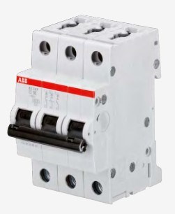 Автоматический выключатель 10А, 3 полюс, тип B, SZ203-B10 ABB 2CDS253025R0105 - фото 78362