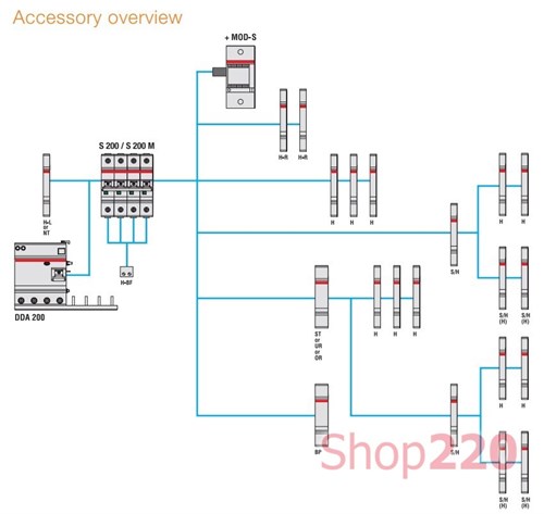 Автомат 1,6А, 1 полюс, тип C, S201-C1,6 ABB 2CDS251001R0974 - фото 78610