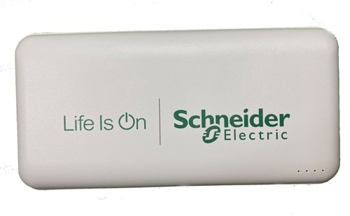 Внешний аккумулятор (powerbank) 20 000 мАч, белый, Schneider Electric - фото 79552