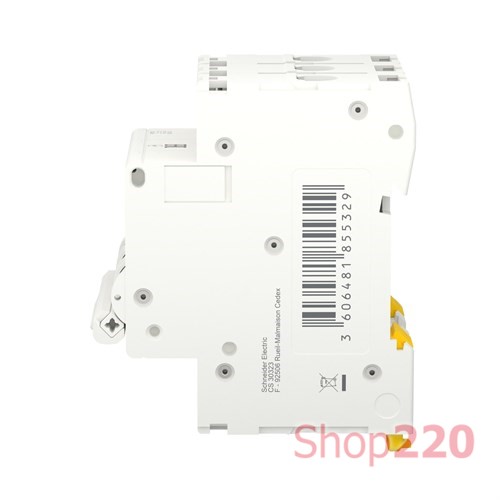 Автоматический выключатель 16А, 3 полюса, уставка В, Resi9 R9F02316 Schneider Electric - фото 81436