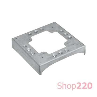 Основа для ввода напольного короба 2x85/18 и 2x130/18*180гр для башенок KT, Simon KTA822/8 - фото 87908