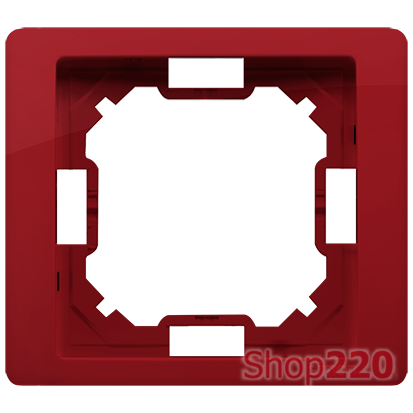Рамка одинарная, рубиновый, Basic Neos Simon - фото 88110
