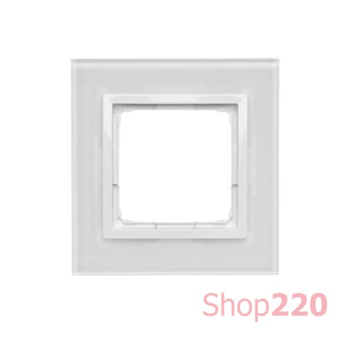 Рамка одинарная, стекло белая жемчужина, SIMON54 NATURE - фото 88325