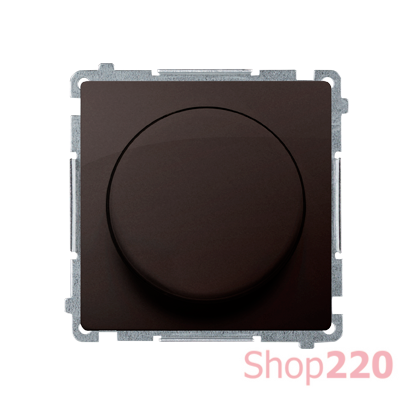 Светорегулятор для LED 250Вт, шоколад, Basic Simon - фото 89824