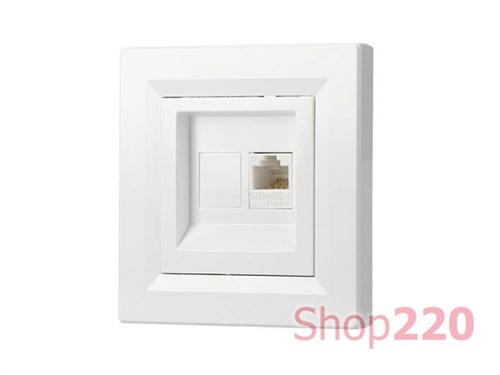 Розетка компьютерная RJ45 кат.6, белый, EPH4700121 Schneider Asfora - фото 90669