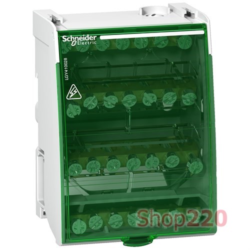 Кросс-модуль 100А на DIN-рейку, 4 полюса, Linergy DS Schneider Electric LGY410028 - фото 91711