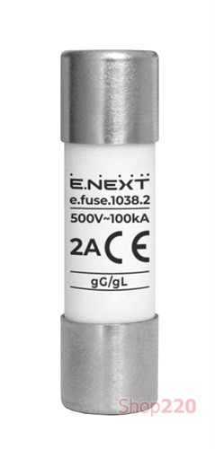 Предохранитель 20А, 10х38, e.fuse.1038.20 Enext i0610018 - фото 92456