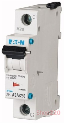 Независимый расцепитель для автоматических выключателей Moeller / Eaton ZP-ASA /230 - фото 92588