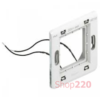 Суппорт с индикацией EASY-LED 1,4 Вт, 2 мод., Mosaic New Legrand 080262L - фото 93635