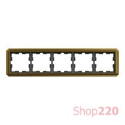 Рамка 5 постов, золото 24 карата, D-Antique Merten