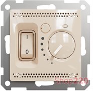 Термостат для теплого пола, бежевый, Sedna Design