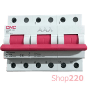 Рубильник на генератор I-0-II трехпозиционный 63 А, 3 полюса, YCBZ-100 CNС