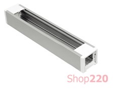 Розеточный блок на 6 (7) розеток, пустой, алюминий, Efapel