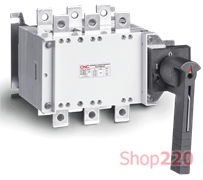 Перекидной выключатель-разъединитель 1250А, 3 полюса, YCHGLZ1 CNC