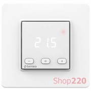 Терморегулятор для теплого пола с рамкой terneo st NEW, белый