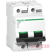 Автоматический выключатель 80А, 2 полюса, кривая C, C120N Acti9 Schneider Electric