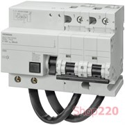 УЗО+автомат 125А, 300мА, кривая С, тип AC, Siemens