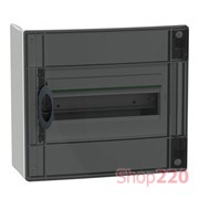 Распределительный щит навесной на 13 модулей, дымчатая дверь, PrismaSeT XS Schneider Electric