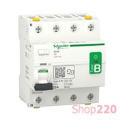 УЗО помехоустойчивое 40А, 30мА, 4 полюса, тип B-SI, iID Acti9 Schneider Electric