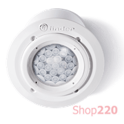 Датчик движения; 1NO; 10A; 120-230В AC; AgSnO2; 5-350 лк; 10с-12мин; 360°/110°; D8м/D5м; H=3м; сухой контакт; скрытый потолочный