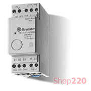 Реле контроля уровня; 1CO; 16A; 230-240В AC; AgCdO; 150 кОм; наполнение/дренаж; 2/3 электрода; 1с; модульное; 35мм