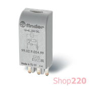 Модуль индикации и защиты; 28-60В AC/DC; LED (+A1) зеленый + варистор