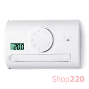 Термостат комнатный; 1CO; 5A; 2 AAA; +5..+30°C; черный; День/Ночь; Вкл/Выкл/Лето/Зима; LCD; поверхностный