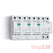 ПЗИП; Тип 1+2; 3L+N-PE; 260В AC; 30 kA/100 kA; 3 варистора/GDT + 1 GDT; модульное; 144мм