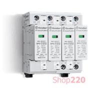 ПЗИП; Тип 1+2; 4L; 275В AC; 30 kA; 4 варистора; модульное; 71.8мм