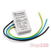 ПЗИП; Тип 3; 1L+N-PE; 230В AC; 3 kA; 1 варистор + 1 разрядник; акустическая сигнализация; распр. коробка