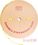 Трубка термоусадочная 3/1,5 мм в рулоне 200м, желтый, e.termo.stand.roll.3.1,5.yellow Enext